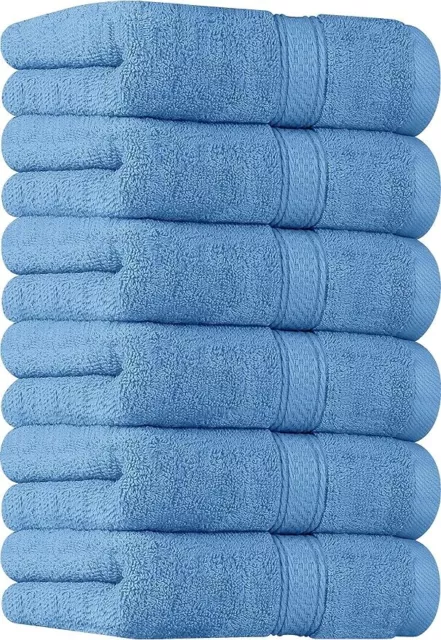 Premium Hand Towels 100% Combed Ring Spun 600 GSM Extra Large16x28 Utopia Towels