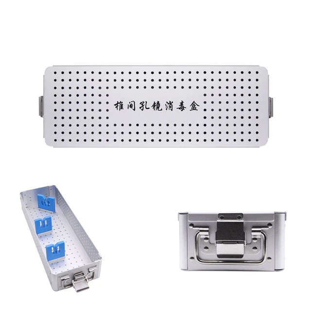 1PC Sterilization Box Sterilization Tray Case Surgical Instruments Aluminium Box