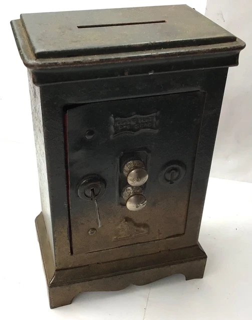 ② tirelire en métal comptage Geobra DBGM année 50 Vintage - Tirelires