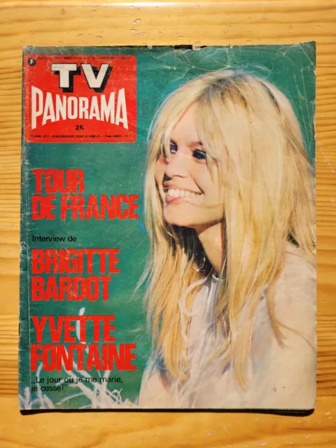 Brigitte Bardot Couverture Magazine Belge Tv Panorama 1972