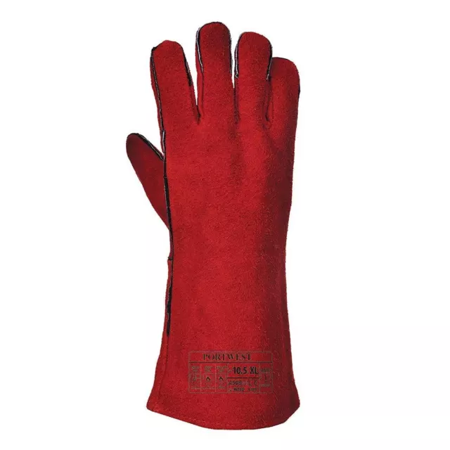 Portwest Welders Handschuh - rot - x groß 2