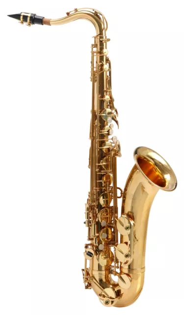 B-WARE Tenor Saxophon Sax Saxofon Leicht Case Koffer Mundstück Blättchen klar