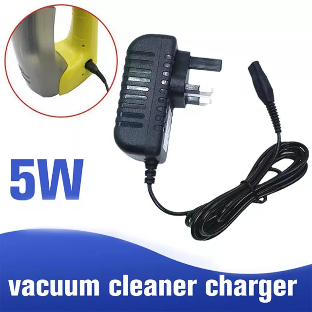 UK Plug Window Vac Vacuum Battery Charger Karcher WV2 50 60 70 75 Series Power