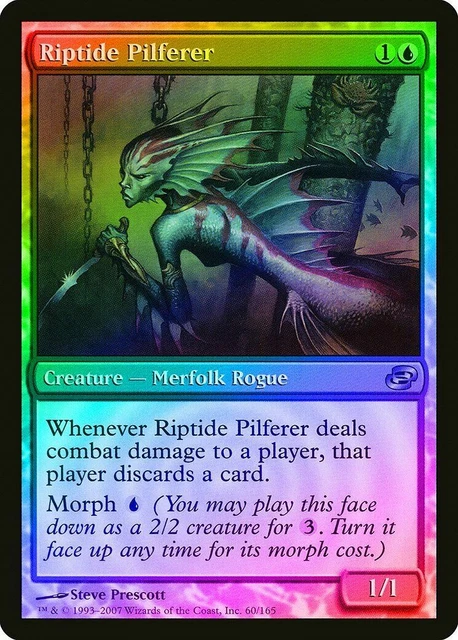 Riptide Pilferer 1x FOIL PLC MTG Planar Chaos Uncommon MINT blue Riptide Pilferer 1x FOIL PLC MTG Planar Chaos Uncommon MINT blue