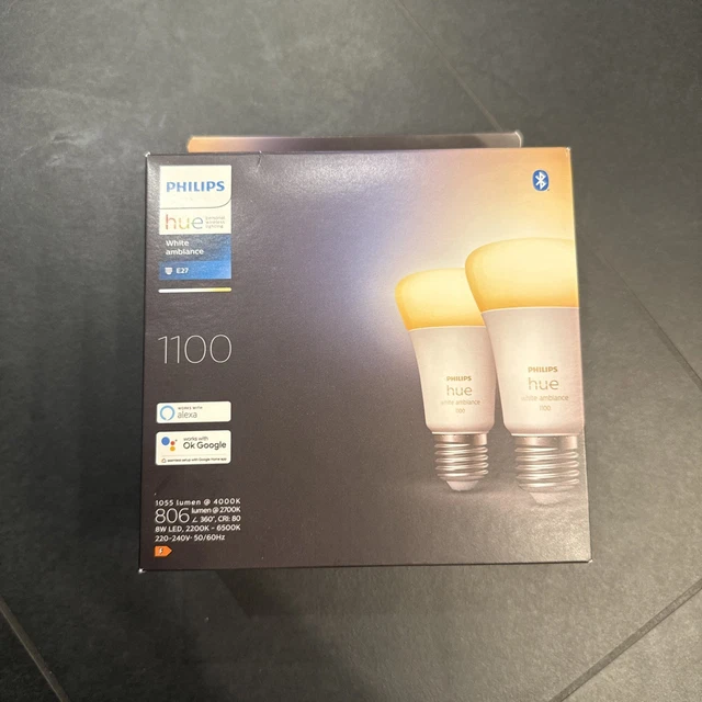 Smart Bulb LE , B22 Smart Light Bulb Bayonet, Works With Alexa And Google Home, Dimmable App And Voice Control WiFi LED Bulbs, 9W = 60W, 806lm, Warm White 2700K, No Hub