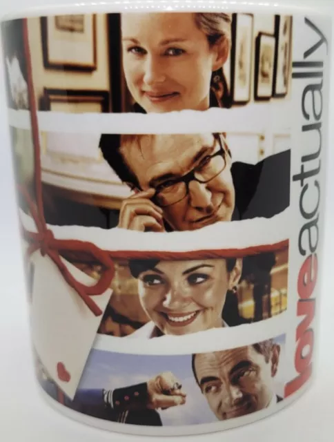 Love Actually 2003 MUG Hugh Grant Martine McCutcheon Liam Neeson Laura Linney 2