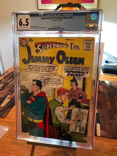 CGC 6.5 Off-White to White Pages    Superman's Pal Jimmy Olsen  #35   3/59