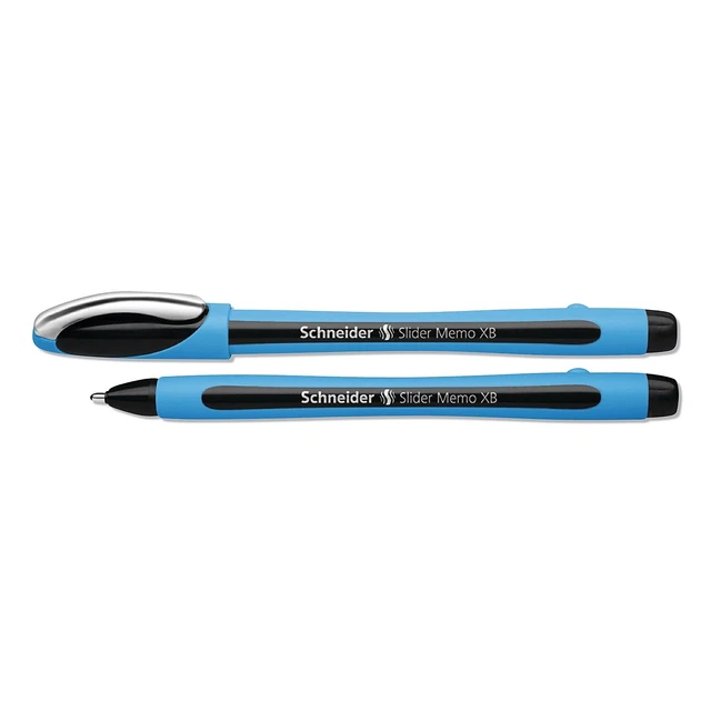Schneider Slider Memo Ballpoint Pen Extra Broad Point Black Ink 10/Box (150201)