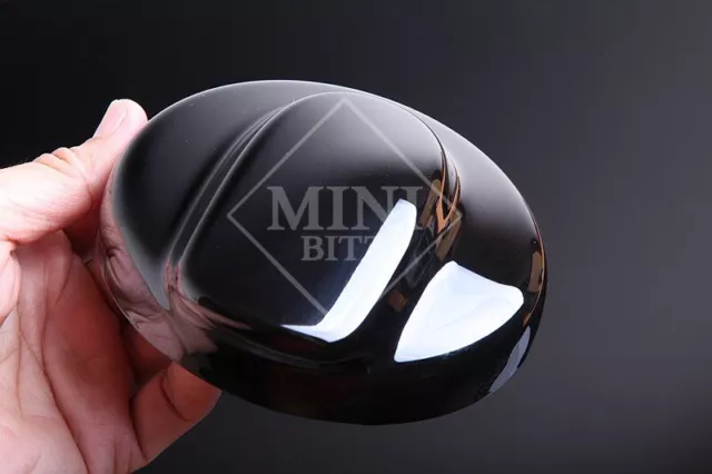 Mini Bitz Gloss Black Fuel Gas Oil Tank Cap Cover  07-13 Mini Cooper R55 R56 3