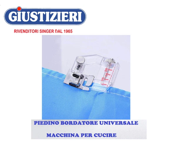 Piedino Bordatore Universale Per Macchine Da Cucire - Per Ricamo E Quilting