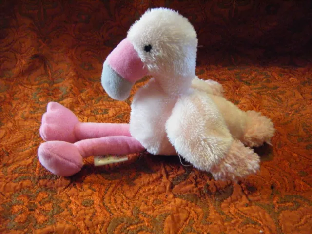 Keel Toys Pippins Pink Flamingo soft Toy 9" tall approx VGC (B115)