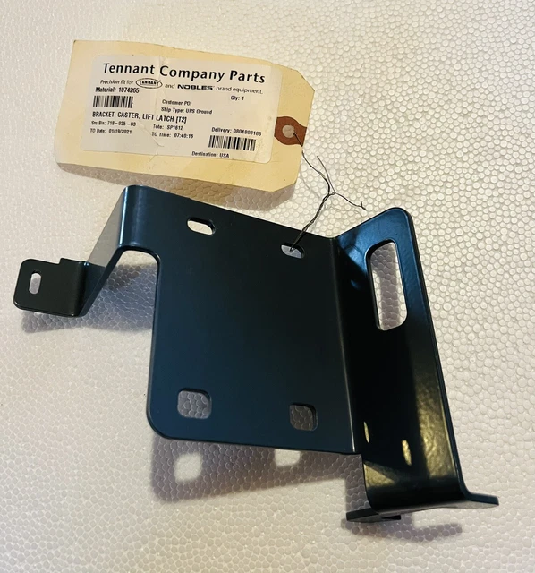 TENNANT T2  Nobles  Lift Latch Caster Bracket New OEM # 1074265