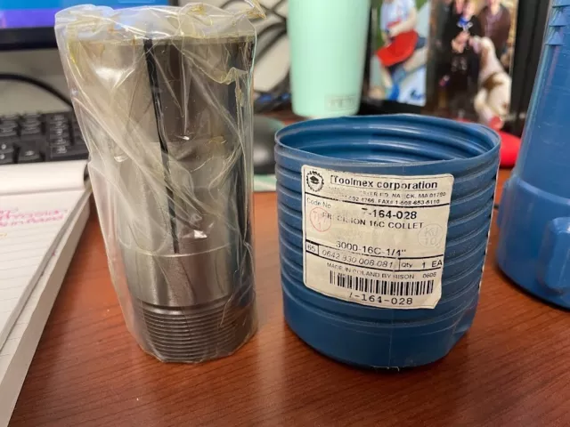 Tmx 7-164-028 16C Precision Round Collet M47.5X1.75 External 1-11/16X20 Internal
