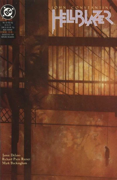 HELLBLAZER #16 F/VF, John Constantine, DC Comics 1989 Stock Image