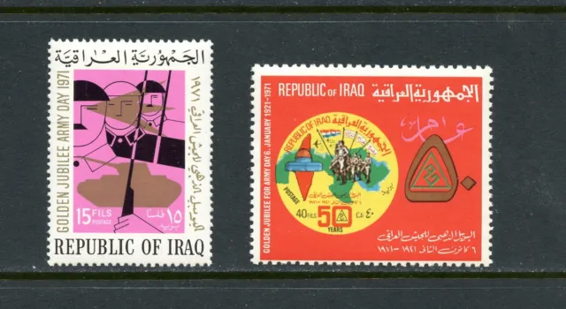 R2760 Irak 1971 Armée Jour 2v. MNH