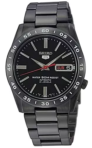 SEIKO SEIKO5 SNKE03K1 Black Automatic Men's Watch New in Box