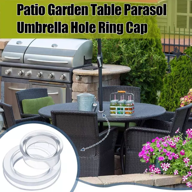 2PCS Umbrella Hole Plug Set Terrace Table Umbrella Set Silicone HOTS