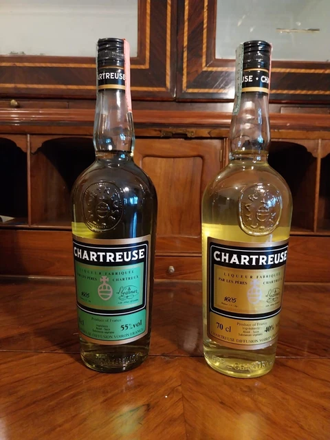 Chartreuse Voiron jane 1995 + Chartreuse verte 1996
