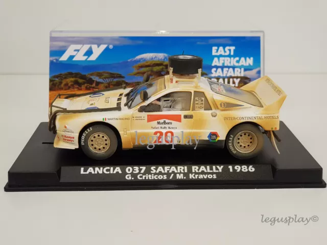 Slot Car Scalextric Fly A2030 Lancia 037 Sucio Safary Rally 1986 Criticos/Kravos 2