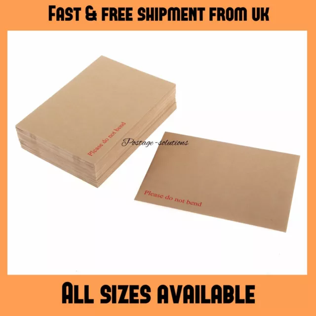 Board Backed Envelopes Do Not Bend A3 A4 A5 A6 C3 C4 C5 C6 Quick Delivery 600gsm