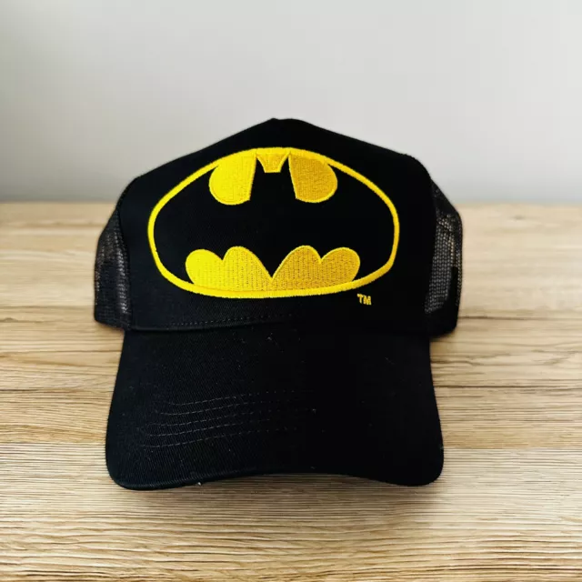 Batman Baseball Cap DC comics Adult Unisex One Size Black Yellow Brand New