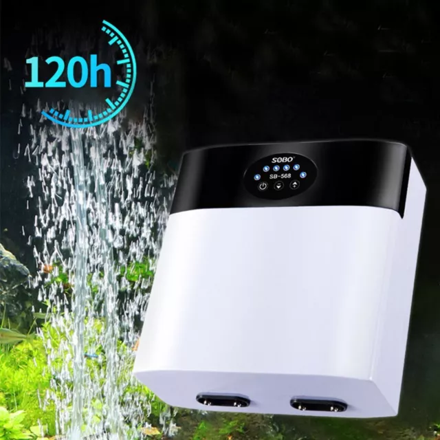 Charging Rechargeable Lithium Battery Aquarium Air Pump Fish Tank Oxygen Pump