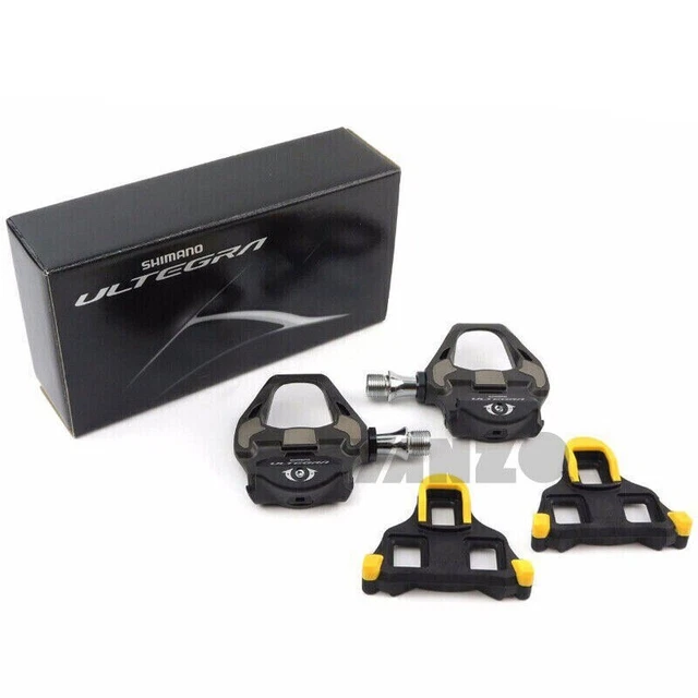 Pedales De Carretera Shimano R8000 SPD-SL - De Carbono Y Aluminio, 9/16", Para Ciclismo De Ruta Y Triatlón