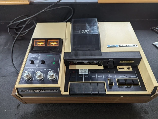 Akai GXC-65D Cassette Player Invert-O-Matic 1973-1975   See Description