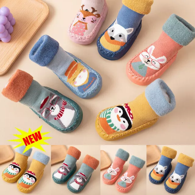 Pantofole antiscivolo bambini bambini bambini bambini calze ragazza cotone scarpe invernali