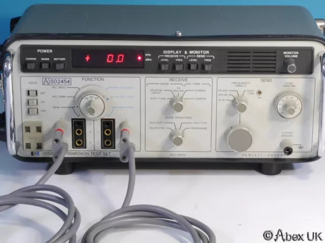 HP (Agilent) 3552A Transmission (Audio, Tube, Vintage, Classic) Test Set