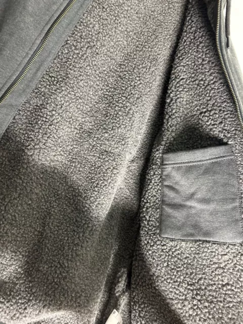 CARHARTT RAIN DEFENDER Mens Thermal Lined Sweatshirt Full Zip Hoodie ...