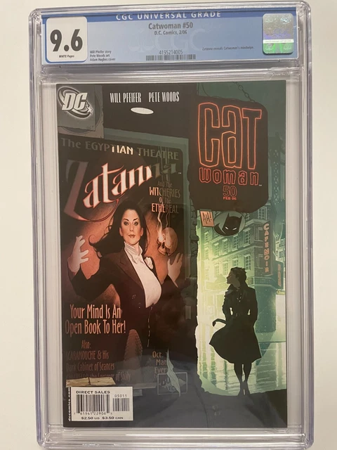 CATWOMAN #50 (Adam Hughes Zatanna Cover) CGC 9.6 NM/MT DC Comics