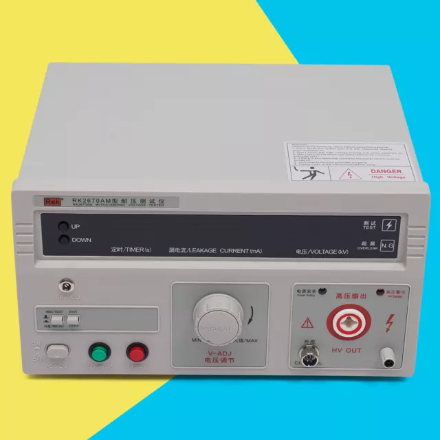 RK2670AM AC Voltage Withstand Tester Current Hi-Pot Insulation Inspect Power 5KV