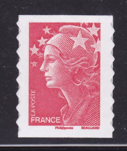 FRANCE AUTOADHESIF N°  175a ** MNH, Support blanc, Marianne de Beaujard, TB