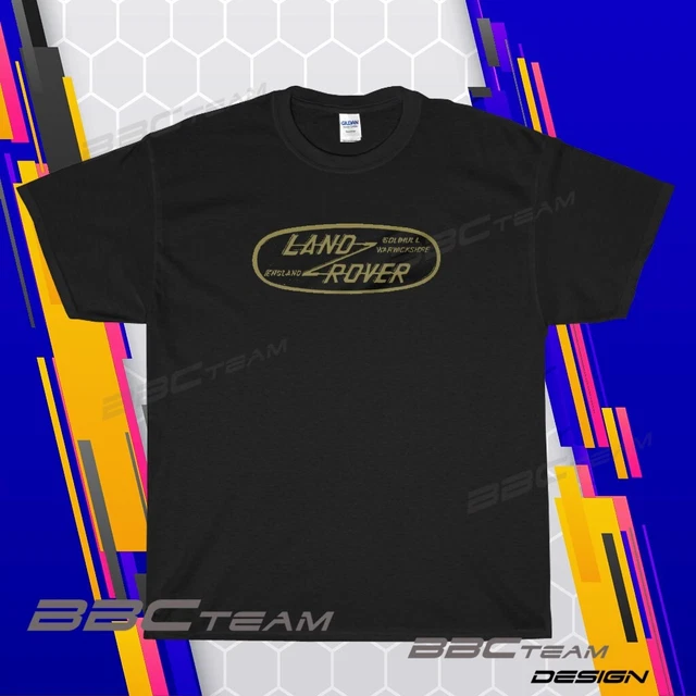 New Vintage Land Rover Logo T-Shirt Racing Car Rally Motor Tee All Size