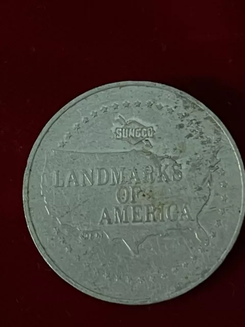 Sunoco Landmarks Of America Token Seattle Space Needle Washington State