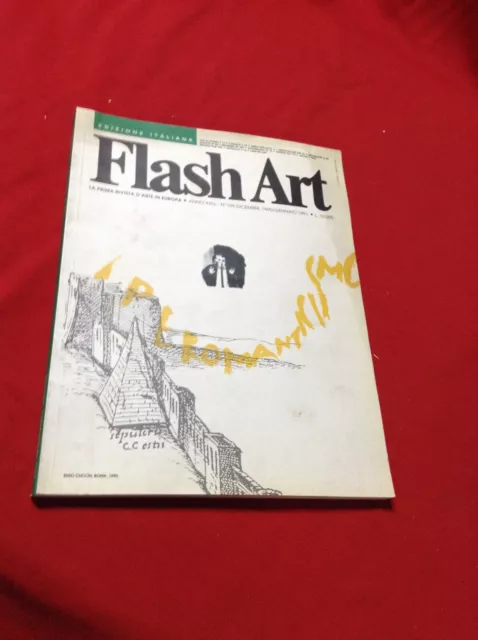 Flash Art N°159 1990 Enzo Cucchi Ray Smith M.mulas G.paolini Stamos L.carboni