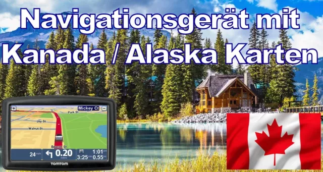 TomTom Navi XL mit Kanada / Alaska Karten von 2023 Top Navigationsgerät - Urlaub