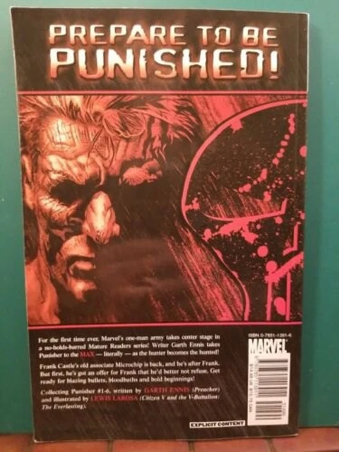 Punisher Max Volume 1: In the Beginning by Garth Ennis 2006 Trade Paperback 2