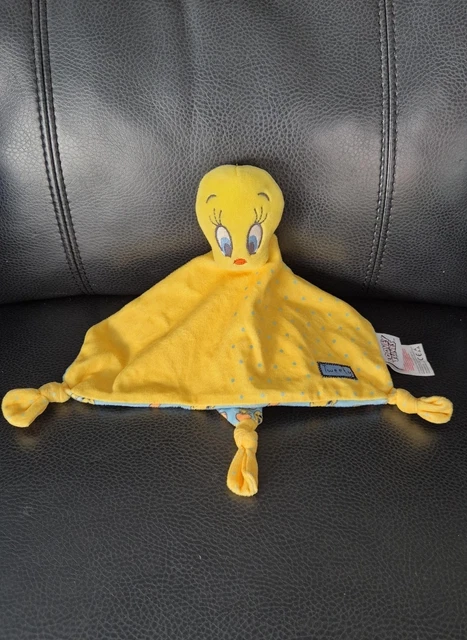 Rsttle VINTAGE BABY LOONEY Tunes Tweety Bird Plush Rattle Comforter £16.15 ...