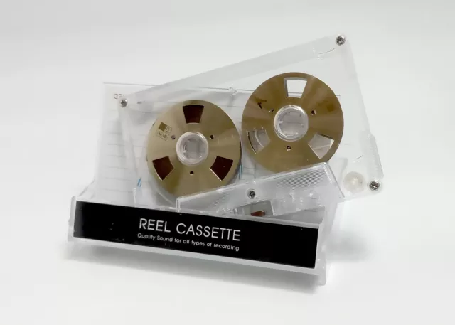 REEL TO REEL cassette tape self-made high quality design Audio tape Gold  color £16.06 - PicClick UK