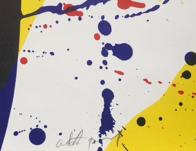 Sam Francis. Litografia firmada a mano del Portfolio nº9 SF-61 3