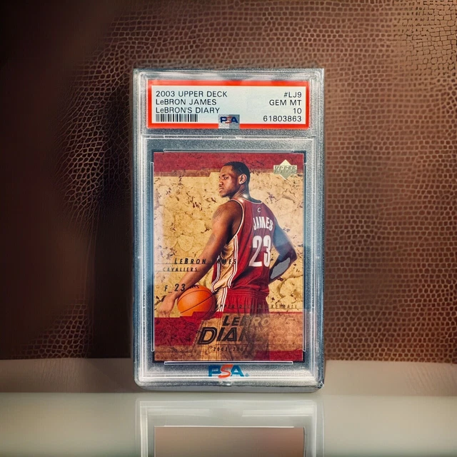 2003 UPPER DECK Lebron James Lebrons Diary #LJ9 PSA 10 Rookie Card EUR ...