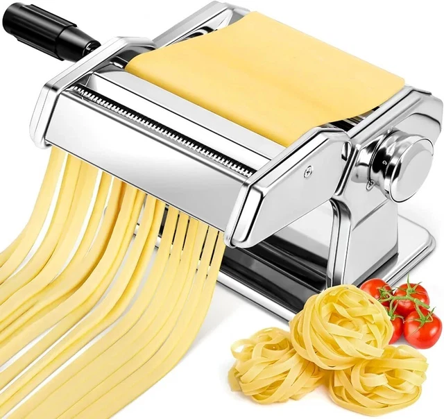 Macchina Per Fare Spaghetti Pasta In Acciaio Inox 7 In 1 Tagliatelle Ravioli