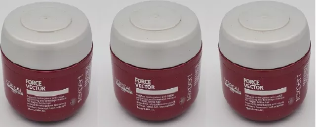 Loreal Expert Force Vector Glycocell  Masque 75 ml /2.55oz (Pack of  3 )