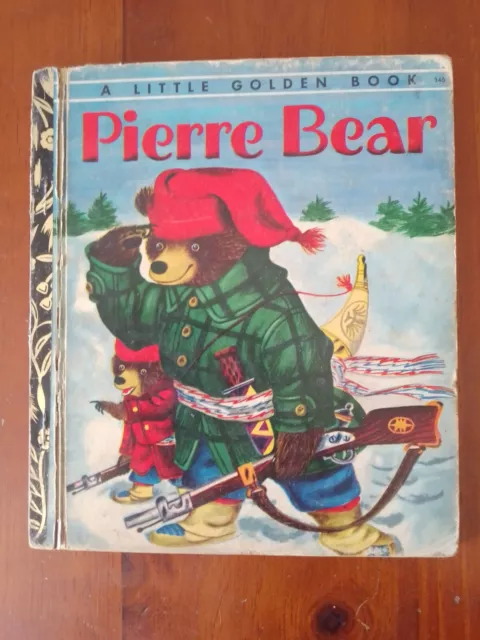 Little Golden Book - Pierre Bear 1972 Vintage Richard Scarry Patsy RARE *B2*