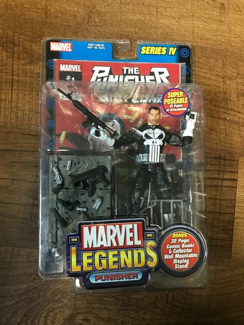 Marvel Legends 6” THE PUNISHER Action Figure Series IV War Zone 2003 ToyBiz NEW