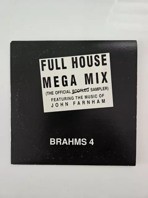 John Farnham  Full House Mega Mix 2 Trk Promo Cd Brahms 4 New. Free Post!!