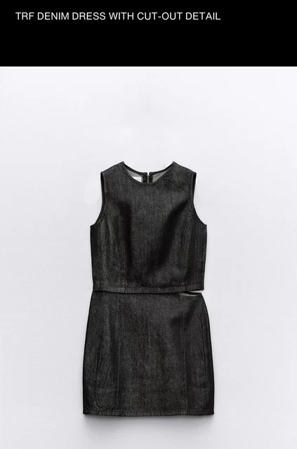 white christmas dresses NWTs Sea x Zara Denim Quilt Dress / 6 – small talk city main image 1