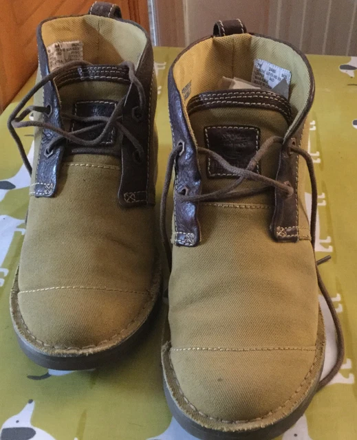 TIMBERLAND 24660 EARTHKEEPERS Cabot Canvas Chukka Boots Women s